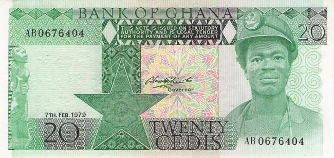 20 Cedis 1979 p21a